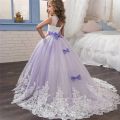 Teen Girls Long Dress Bridesmaid Kids Dresses for 6-14 Years Children Princess Party Wedding Prom Gown Formal Occasion DressesBasketball. 