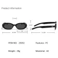 ZEBF-Fashion Small Oval Frame Sunglasses for Women Classic Men's Vintage Sun Glasses y2k Outdoor Leisure Eyewear UV400 Oculos De Sol. 