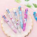 1 Piece Lytwtw's Stationery School Supplies 6 Color Unicorn Pens Multicolor Ballpoint Pen Multifunction Office Creative Kids Pen. 