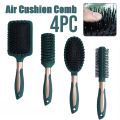 4pcs Hair Brush Comb Set,Professional Salon Hair Brushes Set,Salon Hairdressing Styling Tool for Precise Styling and Manageable Hair. 