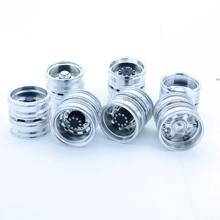 2pcs%20Metal%20Upgrade%20Hub%20Wheels%20Rim%20For%201/14%20Tamiya%20Rc%20Dump%20Truck%20Scania%20770s%20R620%20Volvo%20Benz%20Arocs%20Man%20Tgx%20Lesu%20Car%20Accessories%20-%20Image%202