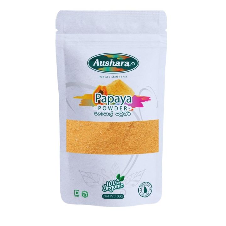 Aushara Organic Papaya Fruit Powder 100g | Daraz.lk