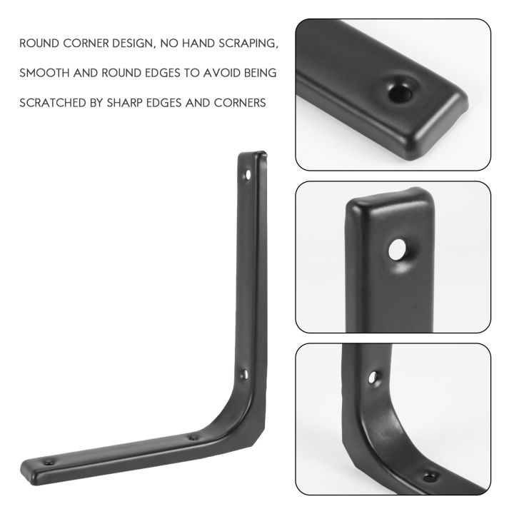 4%20PCS%20Iron%20Wall%20Shelf%20Bracket,%206%20x%205%20Inch%20Heavy%20Duty%20Shelf%20Support%20Bracket%20Decorative%20Joint%20Angle%20Bracket,%20Black%20-%20Image%205