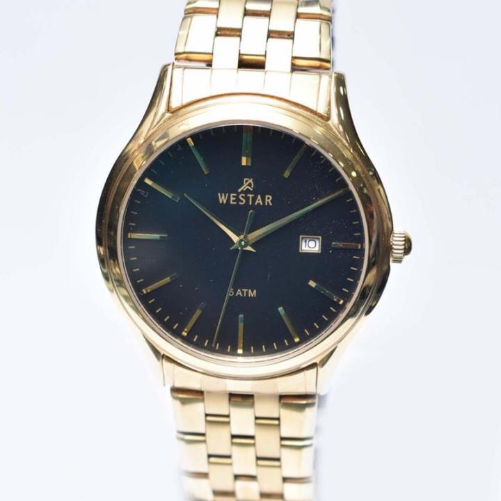 Men's Gold Strap Watch - Gold