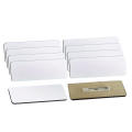 Wooden Name Tag Badge Unique With Back Pin 10pcs Blank Id Name Brooch Blank Name Badges With Backing Pin for School School. 