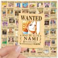 New specials 10/30/50pcs Anime One Piece Wanted Posters Stickers for Kids DIY Phone Laptop Car Wall Waterproof Cool Luffy Zoro Sticker Toys. 