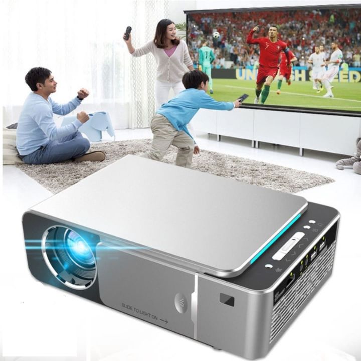 T6 Portable HD LED Projector ( Android Wifi Optional ) Video Beamer ...