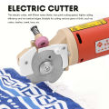 Handheld Portable 65mm Rotary Blade Electric Cloth Cutter Fabric Round Cutting Machine. 