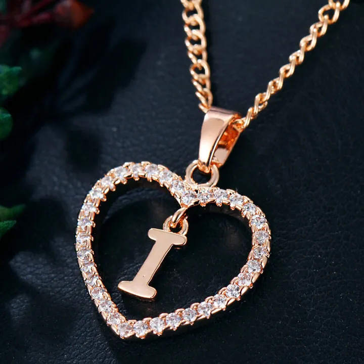 Wedding%20Necklace%20Extension%20Chain%20Name%20Initials%20Charm%20Necklace%20-%20Image%203