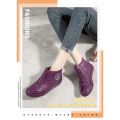 Waterproof Shoes Short Outer Wear Female Student Non-Slip Single-Layer Shoes Kitchen Four Seasons Rubber Boots Female Sweet Rain Shoes Rain Boots Mid and Low Tube. 