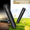 Car Solid Incense Stick Compact Metal Car Aromatherapy Clip with 5 Essential Oil Sticks Refreshing Fragrance for Auto Vent Southeast Asian Buyers' Choice. 