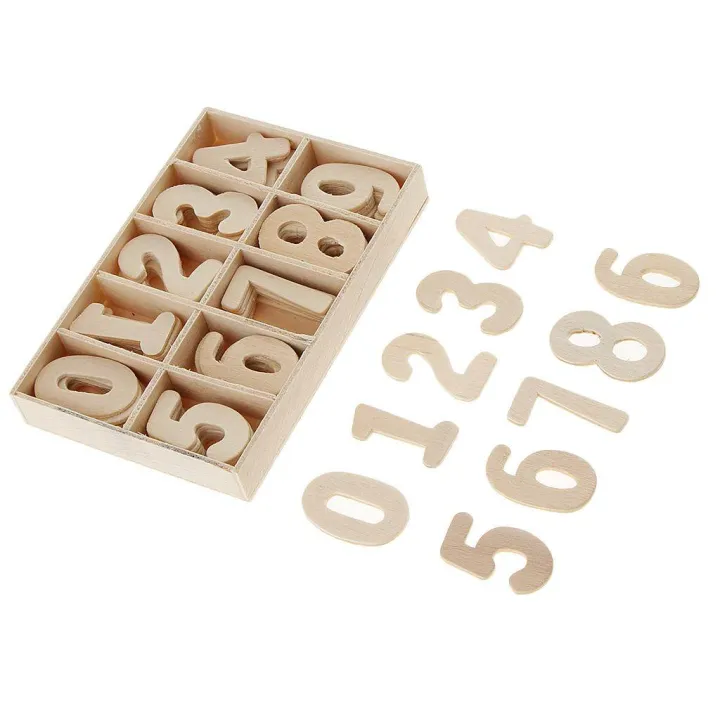 4x60x%20Wooden%20Number%200-9%20Unpainted%20Education%20Numbers%20Kid's%20Early%20Learning%20-%20Image%204