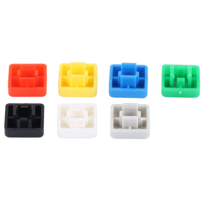 Tactile%20Push%20Button%20Switch%20Cap,%20Square%20Replacement%20Push%20Button%20Switch%20Caps%207%20Colors%20for%20Industrial%20Use%20-%20Image%203