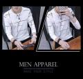 Men's 2020 New Long Sleeve T-shirt Round Neck Korean Slim Clothes Long Sleeve T-shirt Base Shirt. 