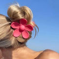 Large Flower Claw Clips 2.8 Inch Matte Big Hair Claw Clips for Women Non Slip Nicle. 