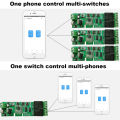 Zigbee Smart Switch Module 1/2 Way Diy Self-Locking Switch Control Module Inching/self-Lock Smart Switch Smart Remote. 