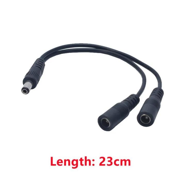 1pc%202%20Way%20DC%20Power%20Adapter%20Cable%205.5mmx2.1mm%201%20To%202%20Male%20Female%20Splitter%20Connector%20Plug%20Extension%20for%20CCTV%20LED%20Strip%20Light%20C1%20-%20Image%204