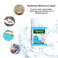 100 Pcs Pool Cleaning Tablets Disinfection Pills Chlorine Pills Instant Effervescent Pipes Water Cleaning Disinfection. 