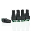 (NEW) 5 pc DC 12V plug connector adapter for 5050 led trip light upply. 