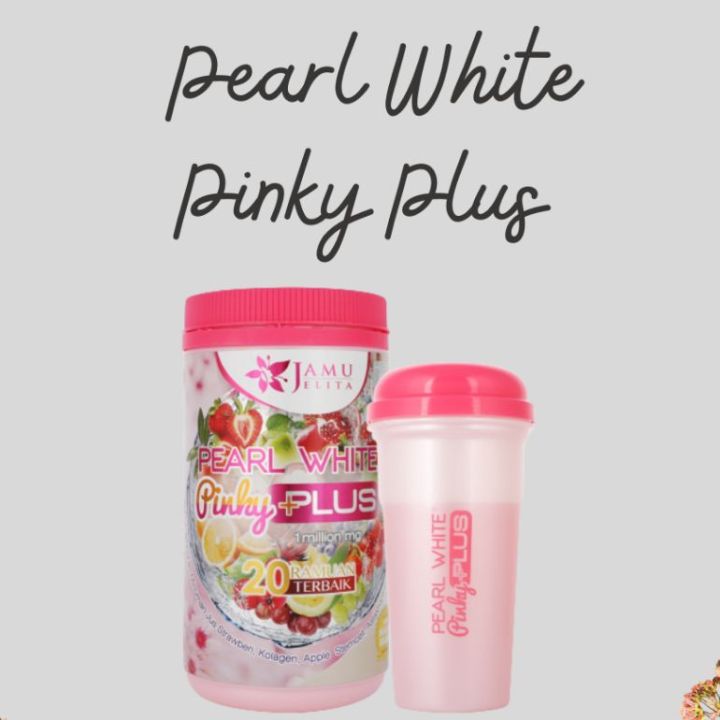 Drinking Pearl White Pinky Plus ppwp Jamu Jelita Woman Whitening ...
