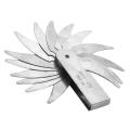 R0.3-R52 1.5-100mm Stainless Steel Radius Fillet Gauge External Internal Concave Convex Measu g Tool R Rule. 
