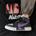 1No. High-Top Autumn and Winter Cartoon Naruto Couple Student Board Shoes Breathable Men's and Women's Casual Fashion Shoes. 