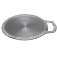 Aluminium Rotty Plate -Silver-L. 