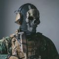 Horror Call of Duty Ghost Tactical Skull Mask Halloween Perform Party Masquerade Prop Helmet Cosplay Latex Headgear. 