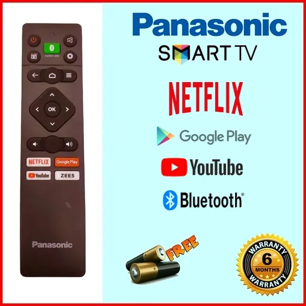 Panasonic%20LED%20Android%20Smart%20Tv%20Bluetooth%20Remote%20Controller%20&%20Free%20Batteries%20-%20Image%202