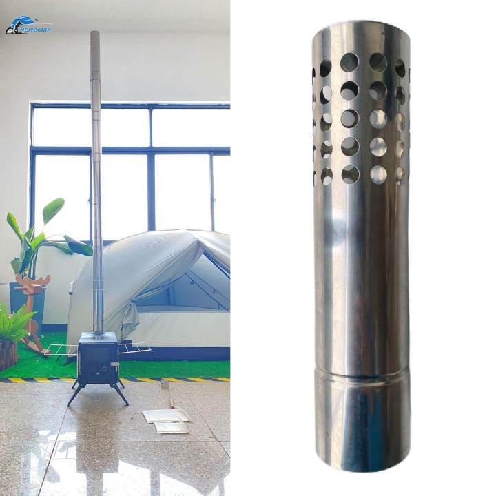Esquirla 50mm Stainless Steel Stove Pipe Elbow – 90 Degree Flue Extension For Wood Stoves, Tents, And Camping