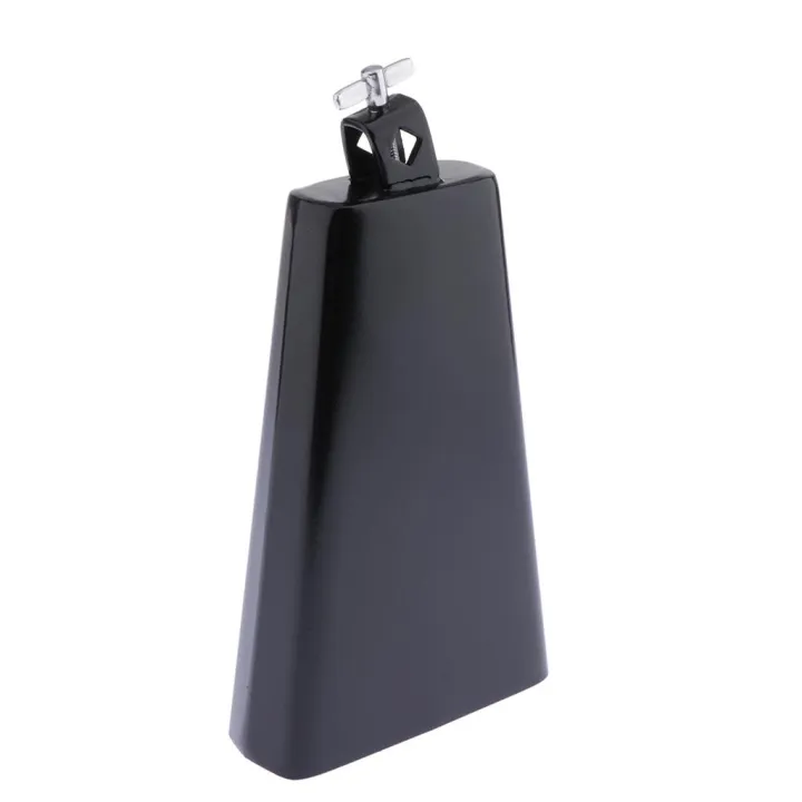 LP 7" Metal Steel Cow Bell Noise Maker Cowbell Percussion Instrument for Drum Set Kit Percussion