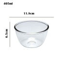 Classic Transparent Glass Bowl for Mixing / Serving-Sauce,Soup, Snacks, Fruits -(3 Sizes- 405ml,180ml,50ml). 