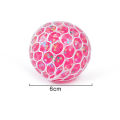 Ball Squeeze Toy Sequin Grape Ball Stress Relief Toy for Kids Adults Squeeze Rebound Sensory Toy Small Stress Ball. 