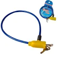 Universal Metal Cycling Safety Lock Anti-Theft Bicycle Lock With 2 Keys. 