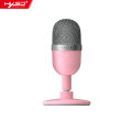 HXSJ Razer Seiren Mini Usb Condenser Microphone Ultra-Compact Streaming Microphone With Supercardioid Pickup Pattern Silver. 