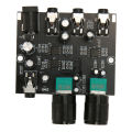 2 Way Sound Mixer Professional 2 in 2 Out Low Noise Stereo Sound Mixer for Amplifiers. 