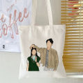 F4 THAILAND Canvas Tote Bag Girls Shopper Shoulder Bags Tuisyen Sekolah Tuition Bag - Bright Win Dew Nani Tontawan. 