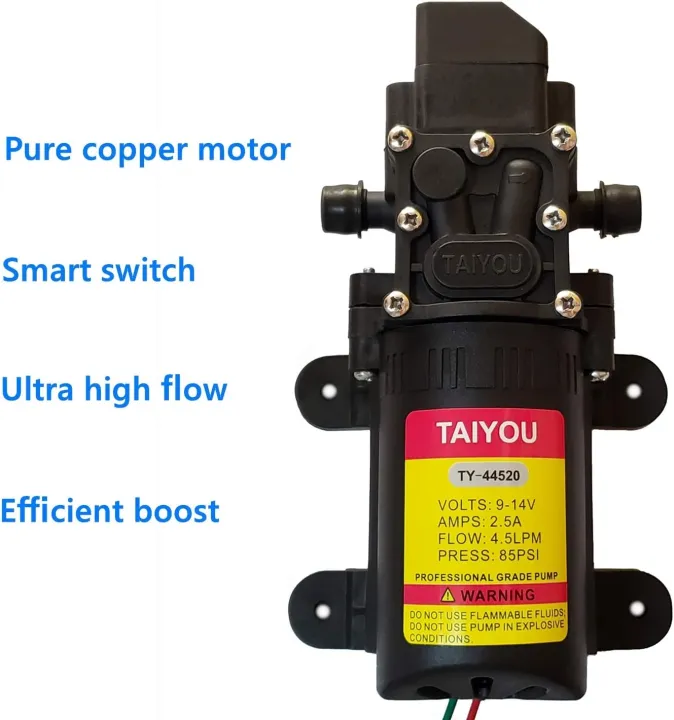 12V%20DC%20Diaphragm%20Fresh%20Water%20Spray%20Pump,%201.2%20GPM%20(4.5%20L/Min)%2085%20PSI,%20Self%20Priming%20Sprayer%20Pump%20with%20Pressure%20Switch%20for%20Caravan%20RV%20Marine%20Boat%20Lawn%20Car%20washing%20-%20Image%202