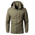 Rain Jackets Men's Jackets Waterproof Military Hooded Jacket Windbreaker Outdoor Camping Sports Elastic Coat Male Clothing Thin Overcoat. 
