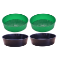 Garden Planting Filter Soil Sieve Compost Sieve 4 Pack Rock Garden Sieve Sand Sieve Set. 