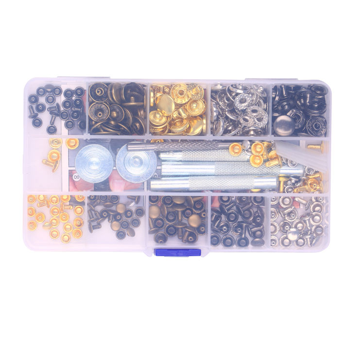 KOGEEK%20273%20Pieces%20Leather%20Working%20Tools&Supplies%20Storage%20Case%20Basic%20Leathercraft%20Groover%20Beveler%20Cutter%20Number&Letter%20Stamps%201/4in%20Leather%20Sewing&Stitching%20Rivets&Snap%20Fasteners%20Leather%20Punch%20-%20Image%207