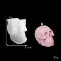 3D Skull Silicone Mold 3D Resin Casting Mold Home Decoration Mold Silicone Candle Mold Bone-shaped Candle Mold Silicone Resin Casting Tool Halloween Candle Mold Skull Candle Mold Resin Casting Mold. 