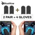 【Copper Fiber】BlueWow S25 Pubg Thumb Gloves Pubg Finger Sleeve Pubg Mobile Gaming Pubg Accessories Controller For Pubg Triger Trigger Gamepad. 