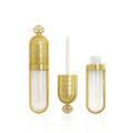 Portable Lip Glaze Tube Compact DIY Capacity Golden Crown Lip Color Tube 3ml Size Split Bottle Cosmetic Bottle for. 
