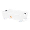 Phoenix 30L storage box transparent Baby storage box Heavy duty plastic stackable lock. 