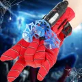 Spiderman Web Shooter Toy Kids Plastic Spiderman Launcher Gloves Wrist Toys Set Gift For Kids Spider Web Shooting Game - 2 Sets of Kids Spider Hero Role Play Launcher Gloves with Wrist Toy Set, Movie Theme, Plastic & Nylon Material. 