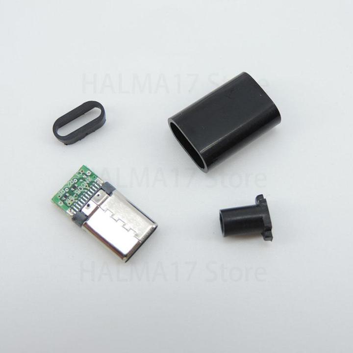 Type%20C%20Usb%203.1%2024%20Pin%20Male%20Plug%20Welding%20Connector%20Adapter%20With%20Housing%20Type-C%20Charging%20Plugs%20Data%20Cable%20Accessories%20Repair%20J17%20-%20Image%202