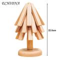 Special Texture: The wooden tripod is made of wood. After working with different high-temperature appliances, different black marks may be formed. Over time, special patterns will be formed. These patterns record your good times.. 