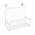Railing Storage Holder Versatile Kitchen Organization Grid Storage Organizer Bathroom Hanging Basket Over-the-door Storage Rack. 