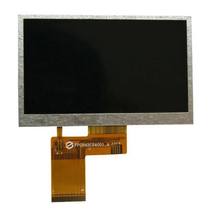 Universal 4.3 Inch TFT LCD Screen Display 40 Pins HD 480*272 Repair Replacement Monitor for Car Vehicle JUNLING